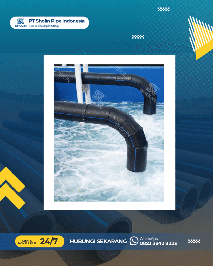 Tambak Udang Sering Bocor & Berkarat? Ini Keunggulan Pipa HDPE Solid Jadi Andalan Proyek Tambak Modern