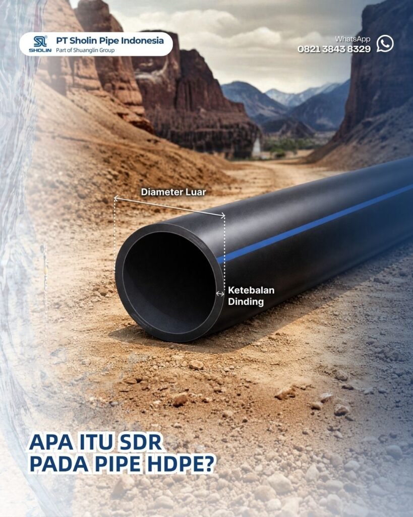 Pengaruh SDR pada Kinerja Pipa HDPE di Sistem Air Bertekanan dan Cara Menentukan PN yang Tepat