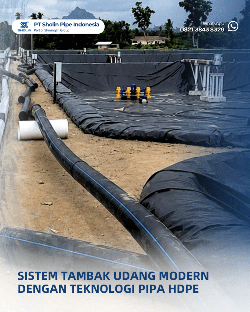 Membangun Sistem Tambak Udang Modern dengan Teknologi Pipa HDPE