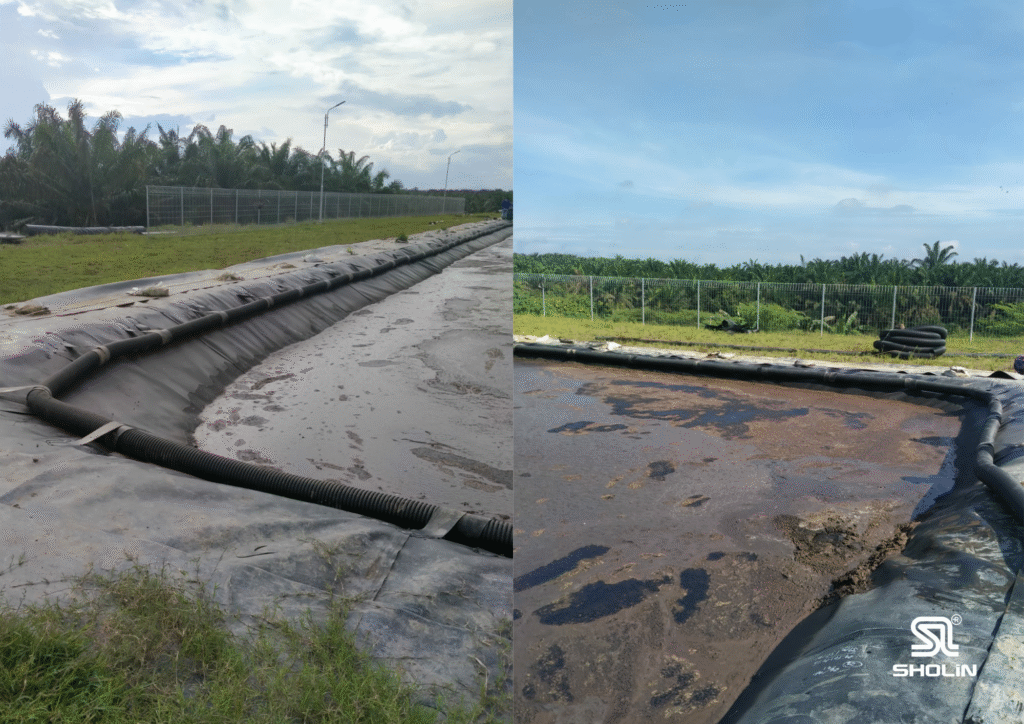 Waste Drainage in Biogas Project
